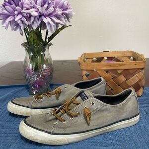 Sperry Top Siders Women’s Pier View in Grey Sz 8.5 Sneaker Slip On Shoes